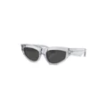 Burberry Eyewear transparent cat-eye sunglasses - Grey