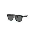 Oliver Peoples R-3 wayfarer-frame sunglasses - Black