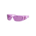 Prada Eyewear Prada PR A14S oval frame sunglasses - Pink