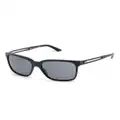 Versace Eyewear Medusa-plaque square-frame sunglasses - Black