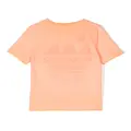 Scotch & Soda logo-print cotton T-shirt - Orange