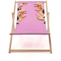 Seletti lipstick-motif deck chair - Pink