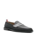 Thom Browne colour-block wool loafers - Grey