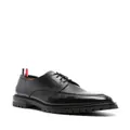 Thom Browne almond-toe leather derby shoes - Black
