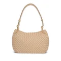 Bottega Veneta Intrecciato design shoulder bag - Gold