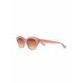 Garrett Leight tinted cat-eye frame sunglasses - Pink