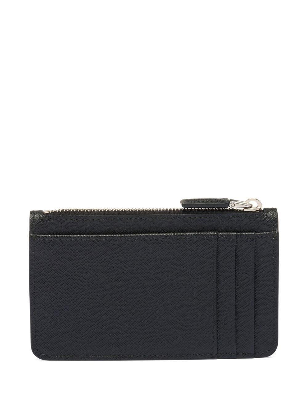 Prada Saffiano leather card holder - Black