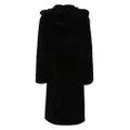TOM FORD hooded cotton bath robe - Black