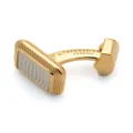 Tateossian gold-plated squared cufflinks