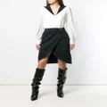Givenchy midi denim skirt - Black