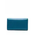 Furla logo-plaque leather purse - Blue