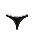 Moschino logo-waistband thongs (pack of three) - Black