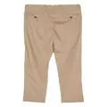 Caruso straight-leg cotton trousers - Neutrals