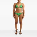 ERDEM floral-print bikini bottoms - Green