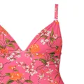 ERDEM floral-print swimsuit - Pink