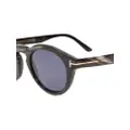 TOM FORD Eyewear round-frame sunglasses - Brown