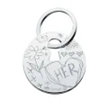 Christofle Her silver-plated keyring