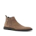 BOSS Calev elasticated-panels suede boots - Neutrals