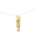 Tory Burch Matchstick Person pendant necklace - Gold