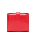 Bally bi-fold patent leather wallet - Red