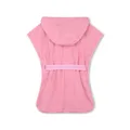 Givenchy Kids 4G jacquard hooded poncho - Pink