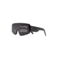 Rick Owens shield sunglasses - Black
