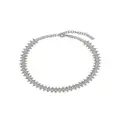 Saint Laurent studded chain choker necklace - Silver