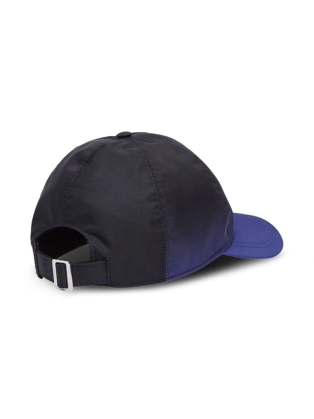 Ferragamo logo-appliqué cotton baseball cap - Blue
