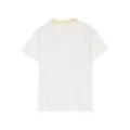 Fendi Kids logo-embroidered cotton polo shirt - White