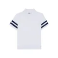 Lacoste contrast-stripe polo shirt - White