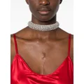 Alessandra Rich crystal-embellished choker necklace - Silver