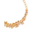 Oscar de la Renta Flower Garden crystal-embellished necklace - Gold