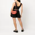 Karl Lagerfeld K/Signature Small Saddle shoulder bag - Red