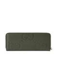 Gucci Jumbo GG leather wallet - Green