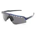 Oakley Sutro Lite Sweep shield-frame performance sunglasses - Blue