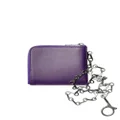 Burberry Equestrian Knight leather wallet - Purple