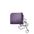 Burberry Equestrian Knight leather wallet - Purple