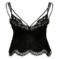 TOM FORD Chantilly-lace slip top - Black