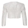 Akris cropped sequined jacket - Neutrals