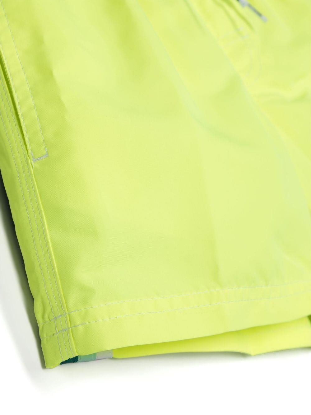 Sundek tonal-stitching drawstring swim shorts - Yellow