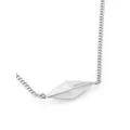 Jimmy Choo logo-engraved necklace - Silver