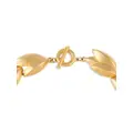 Givenchy 1980s pre-owned gold-plated leaf necklace