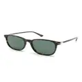 Montblanc tortoiseshell square-frame sunglasses - Brown