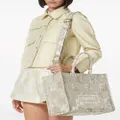 Versace Athena Barocco-jacquard tote bag - Neutrals