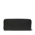 Roberto Cavalli monogram-plaque leather wallet - Black