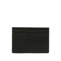 Roberto Cavalli RC-plaque leather cardholder - Black