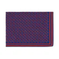 Gucci Kids Baby G Square blanket - Blue