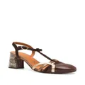 Chie Mihara 55mm Fendy leather pumps - Brown