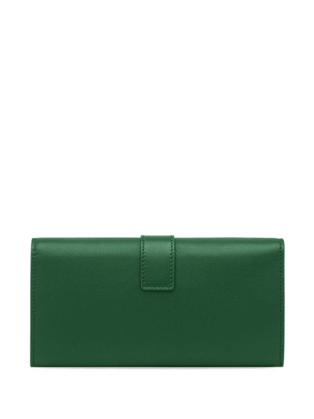 Ferragamo Hug leather chain wallet - Green
