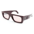 ETRO Etroscreen rectangle-frame sunglasses - Red